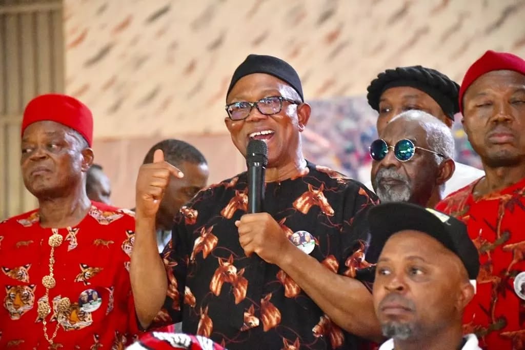 Peter Obi at a rally